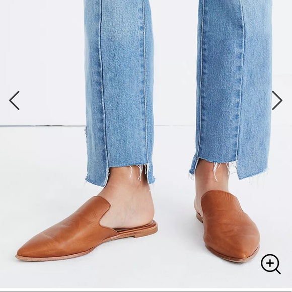 Madewell Shoes - MADEWELL Gemma Leather Mule slides in leather 5.5